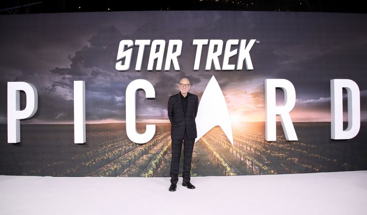 Sir Patrick Stewart attends the Star Trek: Picard UK Premiere at Odeon Luxe Leicester Square on January 15, 2020 in London.