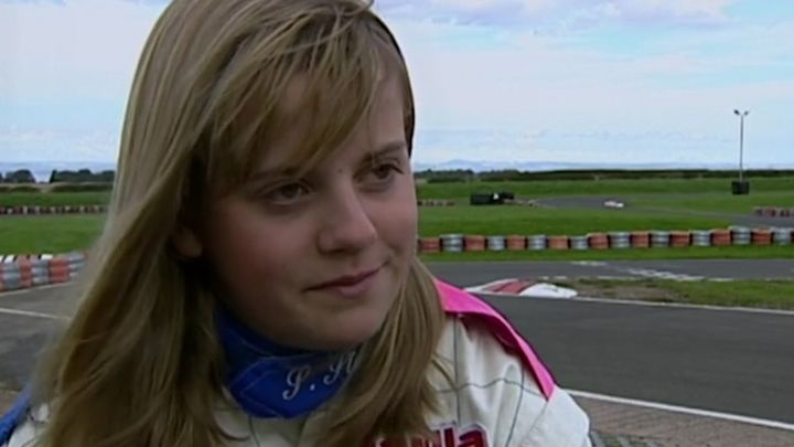 "I never remember thinking, "I'm the only girl." I always remembered just going racing and trying to win."