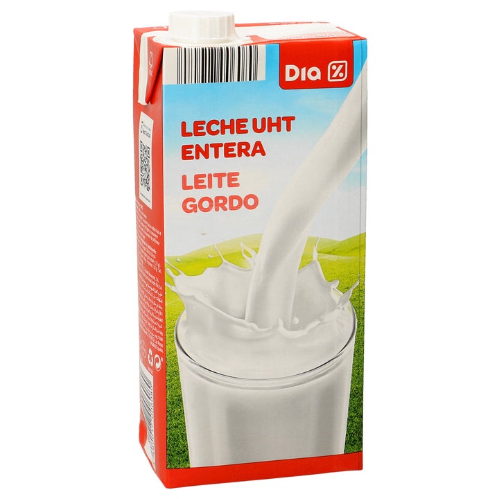 Un litro de leche de Dia.