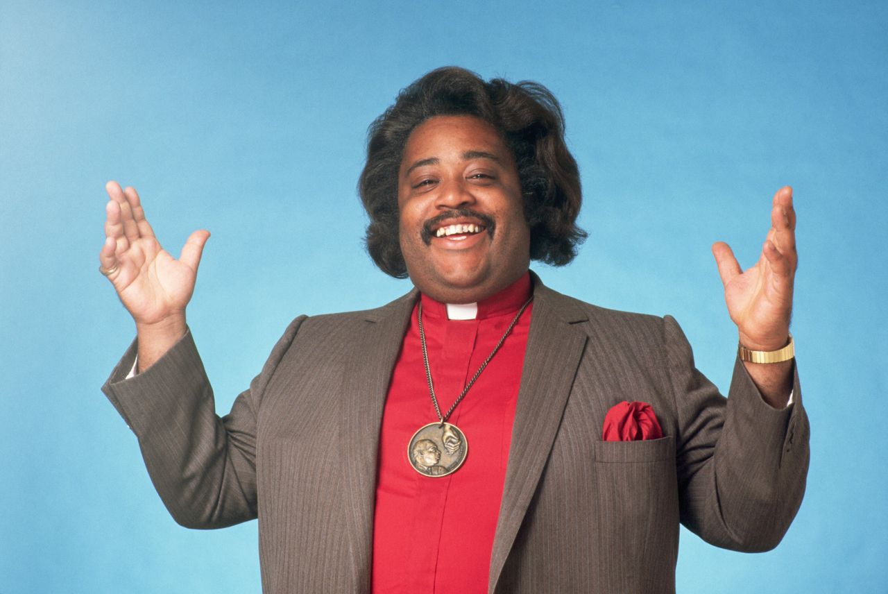 The Rev. Al Sharpton poses for a portrait during his early days as a public figure.