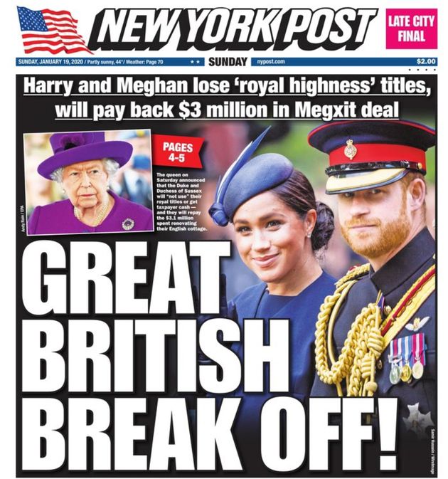 The Great British Break Off: How North American And UK Newspapers Reported Meghan And Harrys Exit