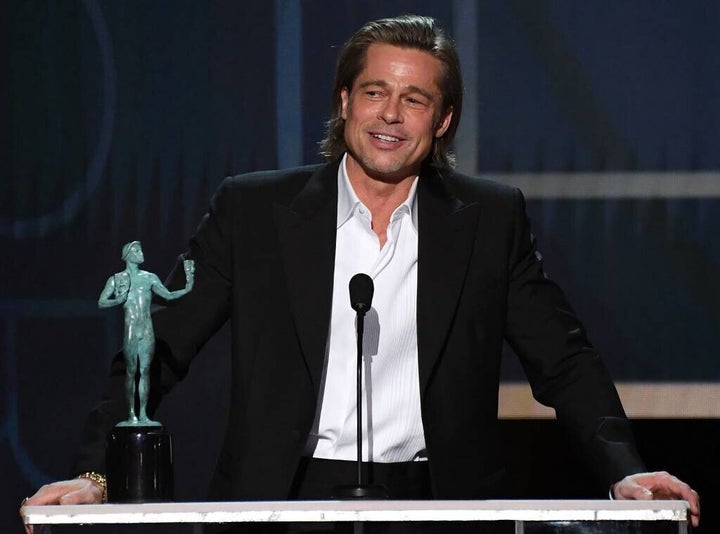 Brad Pitt en los premios del Sindicato de Actores (SAG).