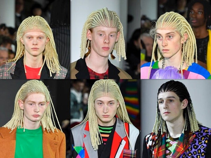 白人モデルに黒人多用の髪型の ウィッグ コムデギャルソン のショーに批判の声 ハフポスト アートとカルチャー 白人モデルに黒人多用の髪型の ウィッグ コムデギャルソン のショーに批判の声 ハフポスト アートとカルチャー