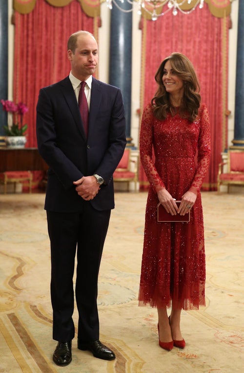 knee length dresses for ladies Kate Middleton 2021 Red Floral Midi Dress – Mislish main image 1