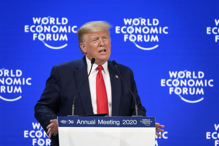 President Donald Trump also spoke at the annual meeting in Davos, telling attendees that the U.S. would join an existing initiative to plant one trillion trees.