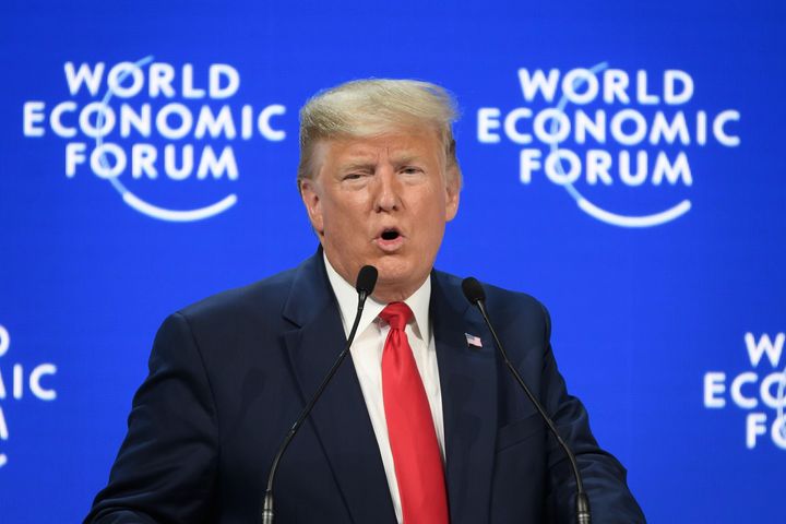 アメリカのトランプ大統領 世界経済フォーラム年次総会にて 2020年1月21日