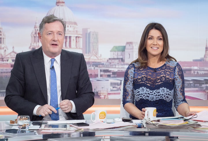 Piers Morgan and Susanna Reid