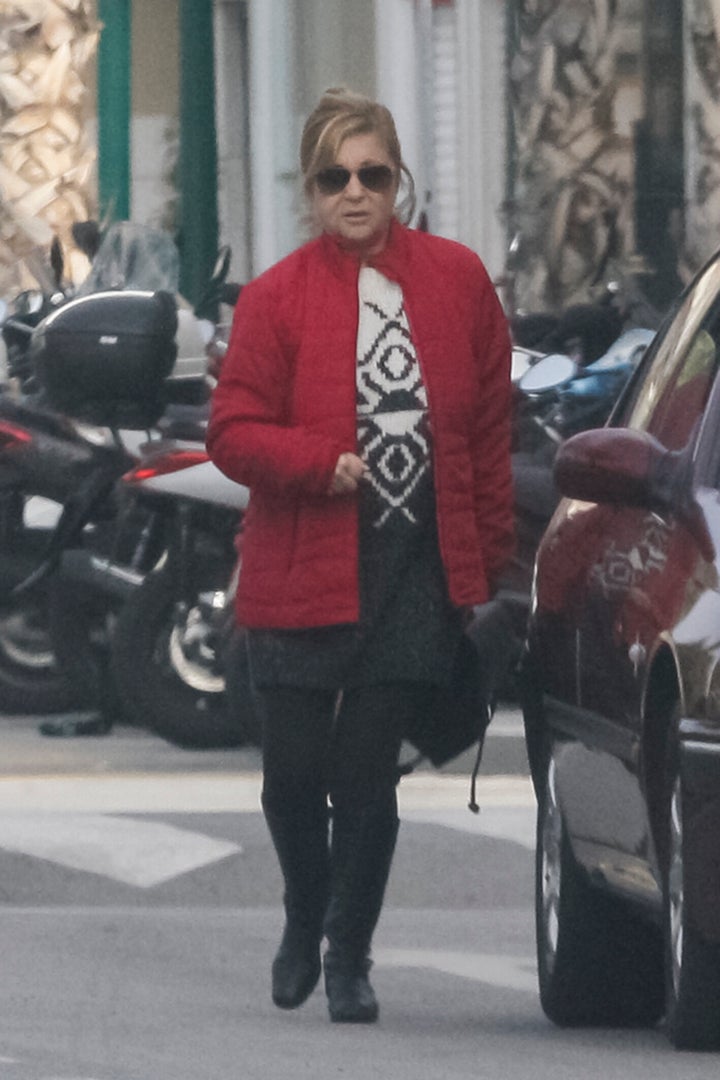 Pepa Flores, en las calles de Málaga en 2018.