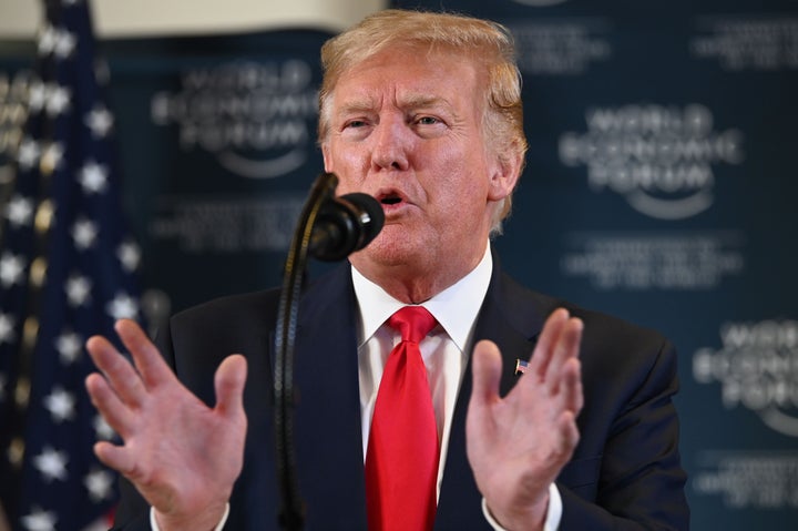 Donald Trump in Davos, Switzerland