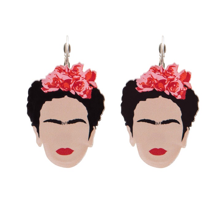 Frida Kahlo Acrylic Earrings, Trouva