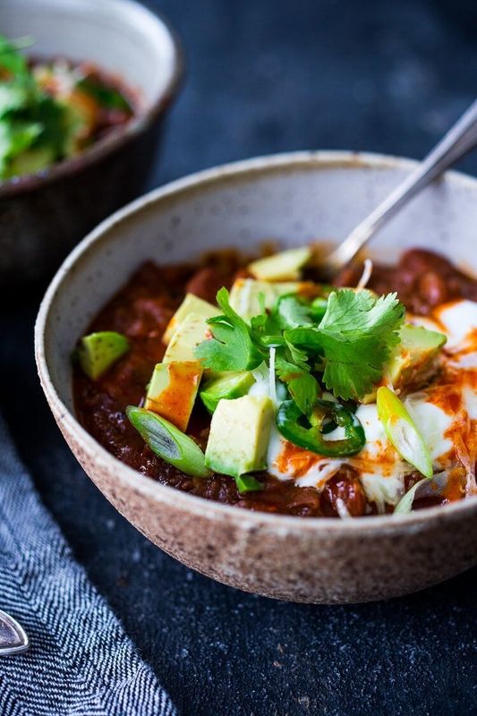 Get the Instant Pot Chili Recipe from Feasting at Home