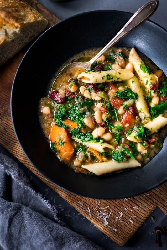 Get the recipe for Minestrone Soup from Feasting at Home