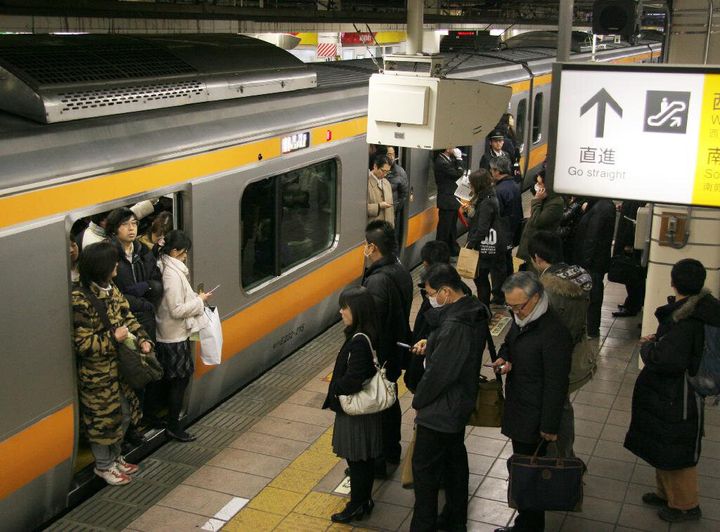 東京の通勤電車（イメージ写真）