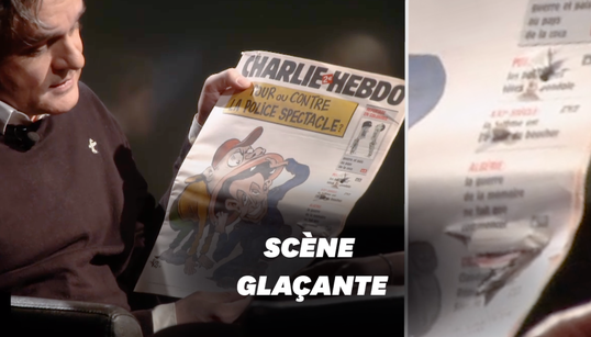 Riss dévoile un Charlie Hebdo criblé par les balles du 7 janvier