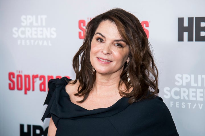 Annabella Sciorra at a "Sopranos" 20th anniversary in 2019. She testified this week at the trial of Harvey Weinstein.&nb