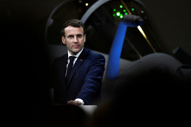 Emmanuel Macron lors de ses vœux aux militaires le 16