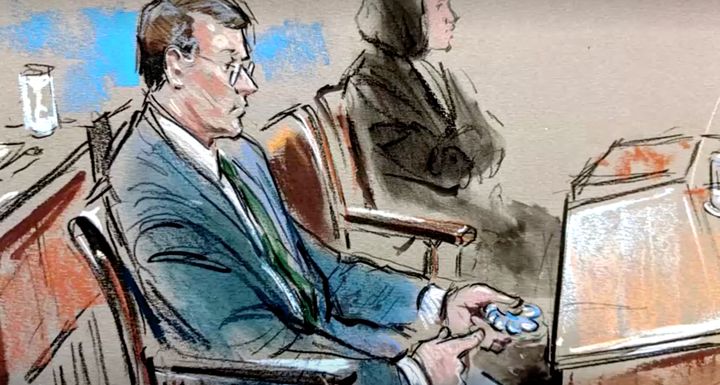 Court sketches showed senators openly playing with fidget spinners