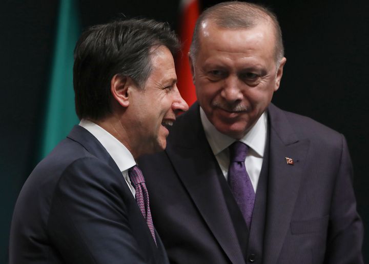 Ο Ιταλός πρωθυπουργός με τον Ερντογάν