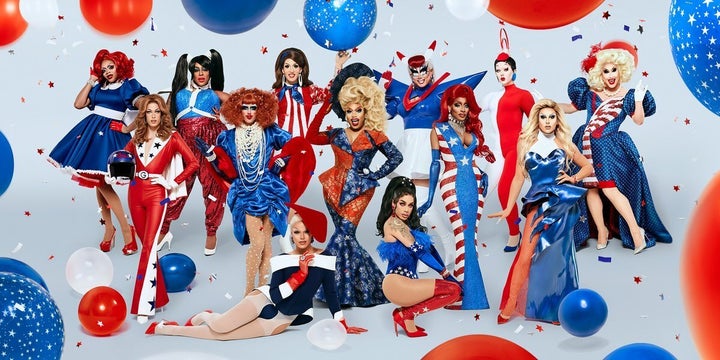 The cast of RuPaul's Drag Race season 12