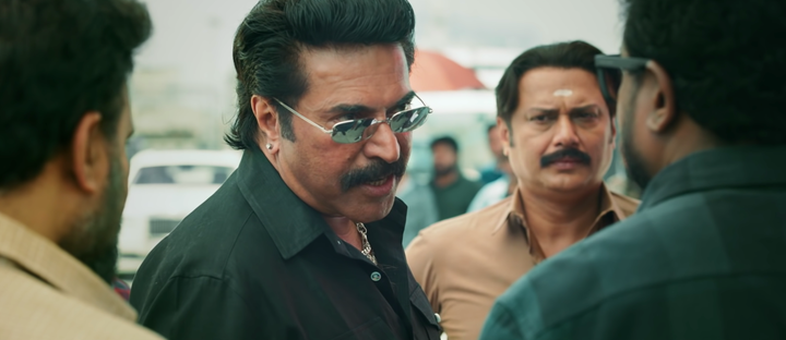 Mammootty in a still from 'Shylock'