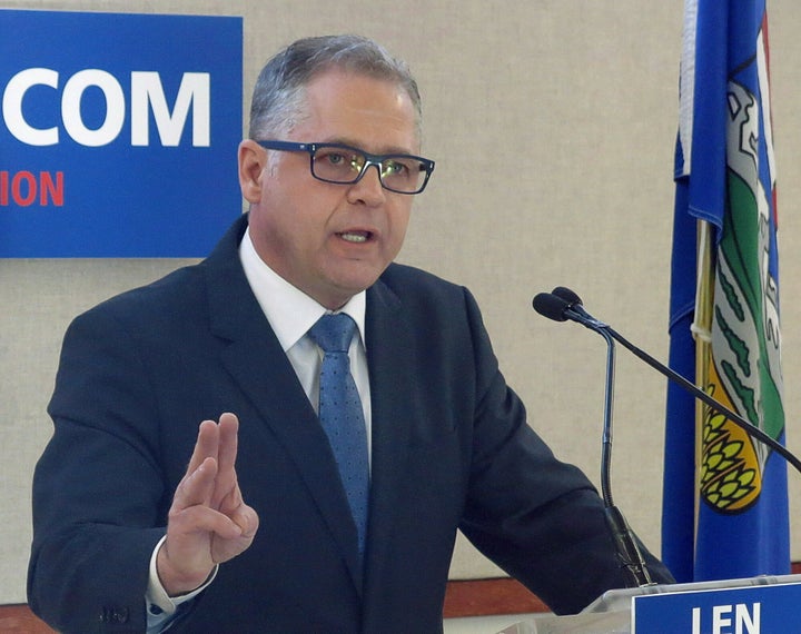 Len Webber is shown speaking in Calgary on Jan. 20, 2014.