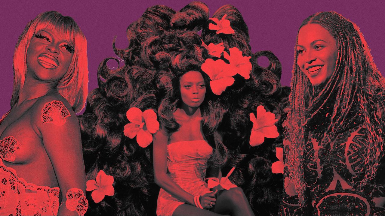 They're not just hitmakers. Musicians like Diana Ross and Beyoncé are also Black hair icons.