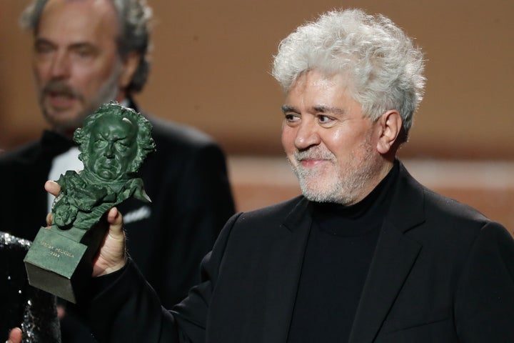 Pedro Almodóvar en la gala de los Goya 2020.