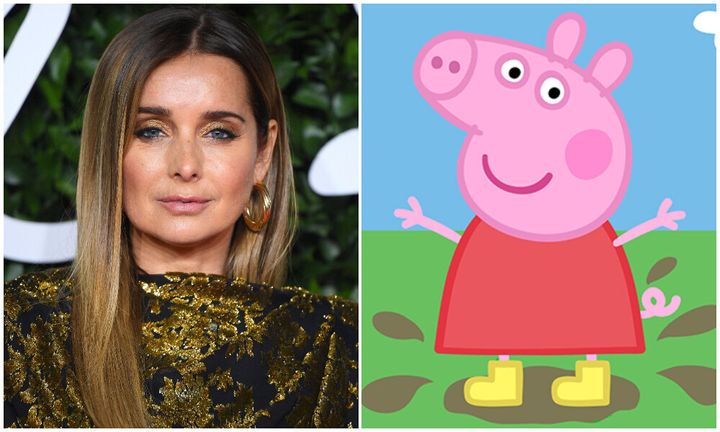 Louise Redknapp and Peppa Pig