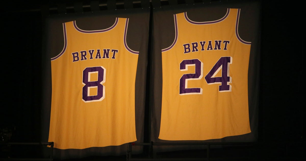 Staples Center Lights Up Kobe Bryant's Jerseys Ahead Of Grammy Awards