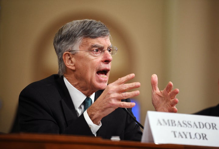 Bill Taylor, former ambassador to Ukraine, testified before the U.S. House Committee on Intelligence during the impeachment h