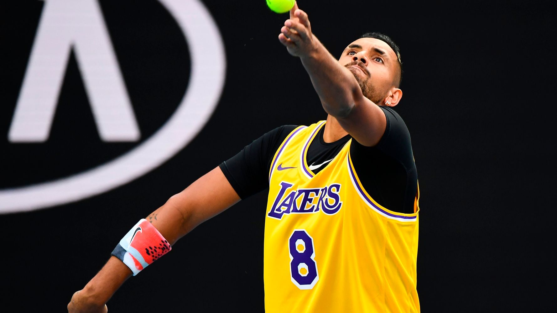 Nick Kyrgios wears Kobe Bryant jersey for warm up against Rafael Nadal -  ESPN