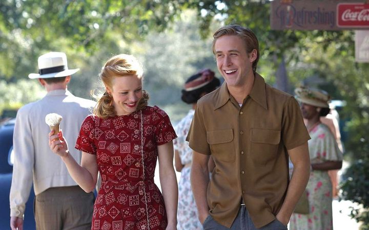 Rachel McAdams and Ryan Gosling in "The Notebook."