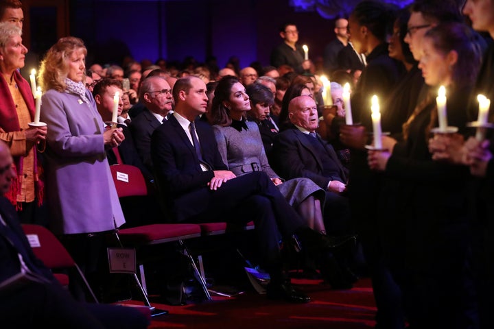 The Duke and Duchess of Cambridge attend at the ceremony.