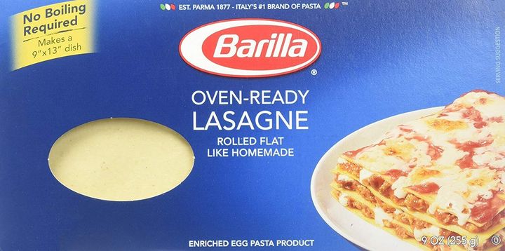 Recipe developer Jessica Formicola prefers Barilla's Oven-Ready Lasagne noodles.