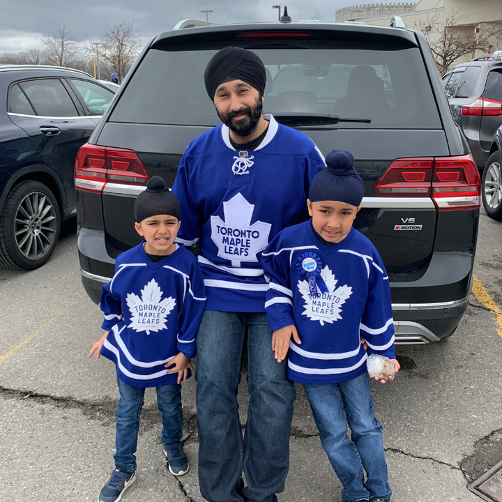 Bobby Sahni, along with his sons Rayhaan and Jordan, are regulars on the ice. 