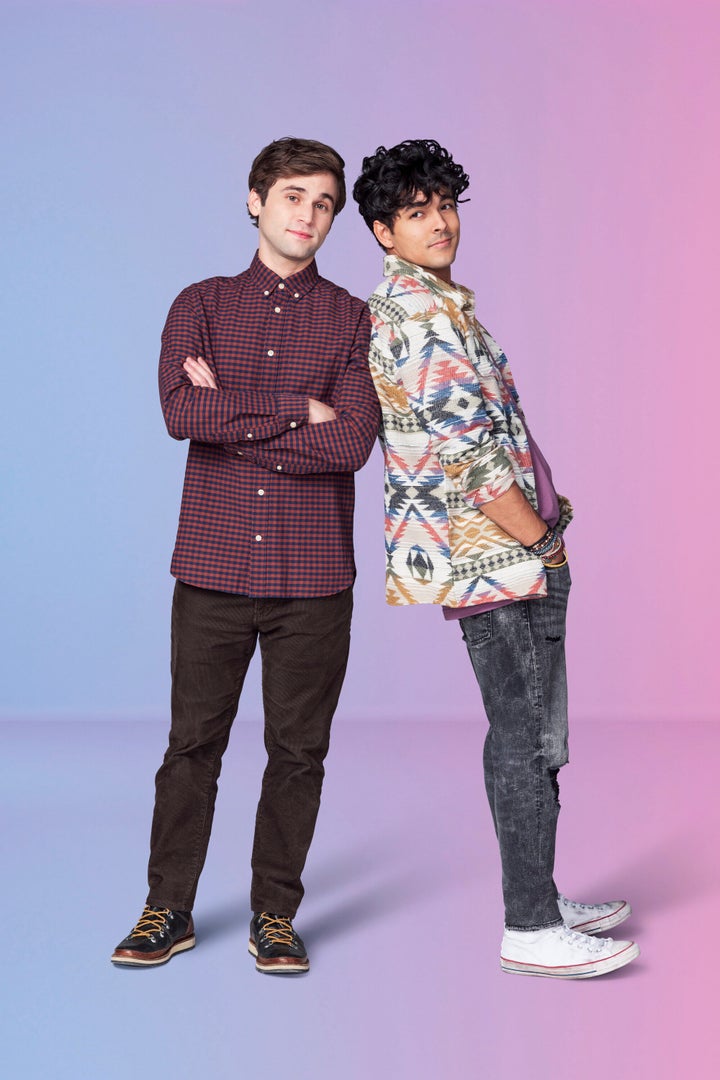 Jake Borelli (left) and Niko Terho star in