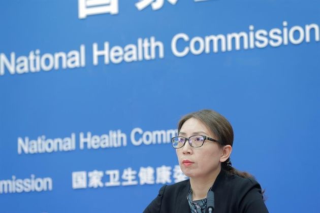 Jiao Yahui, subdirectora de la Oficina de Políticas Médicas y Administración de la Comisión Nacional...