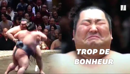 Les larmes de ce champion de sumo ont ému les