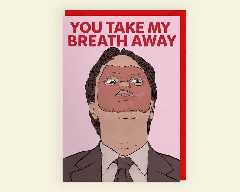 "You Take My Breath Away" card
