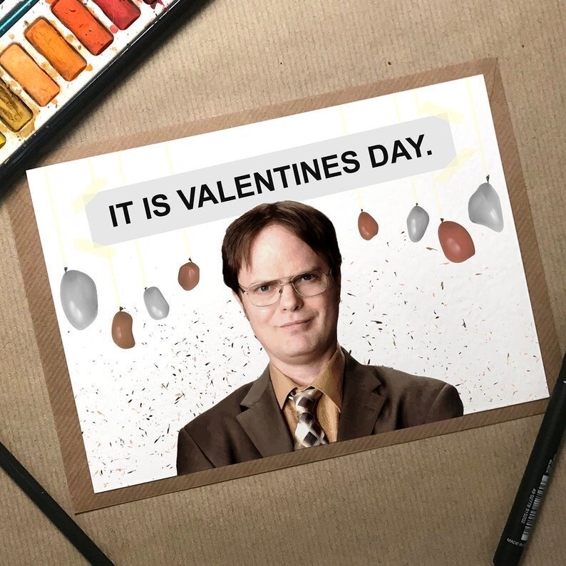 Funny The Office Valentine S Day Cards For The Jim To Your Pam Huffpost Life