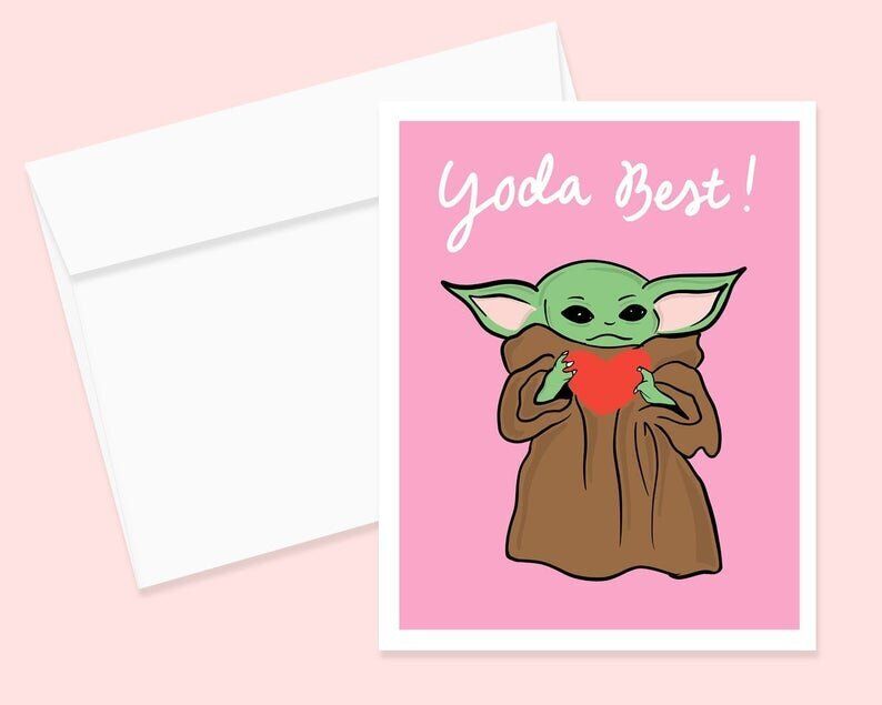 "Yoda Best" card