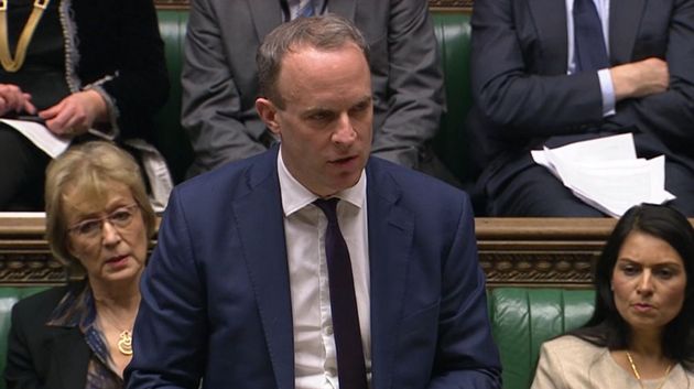 Foreign secretary Dominic Raab 