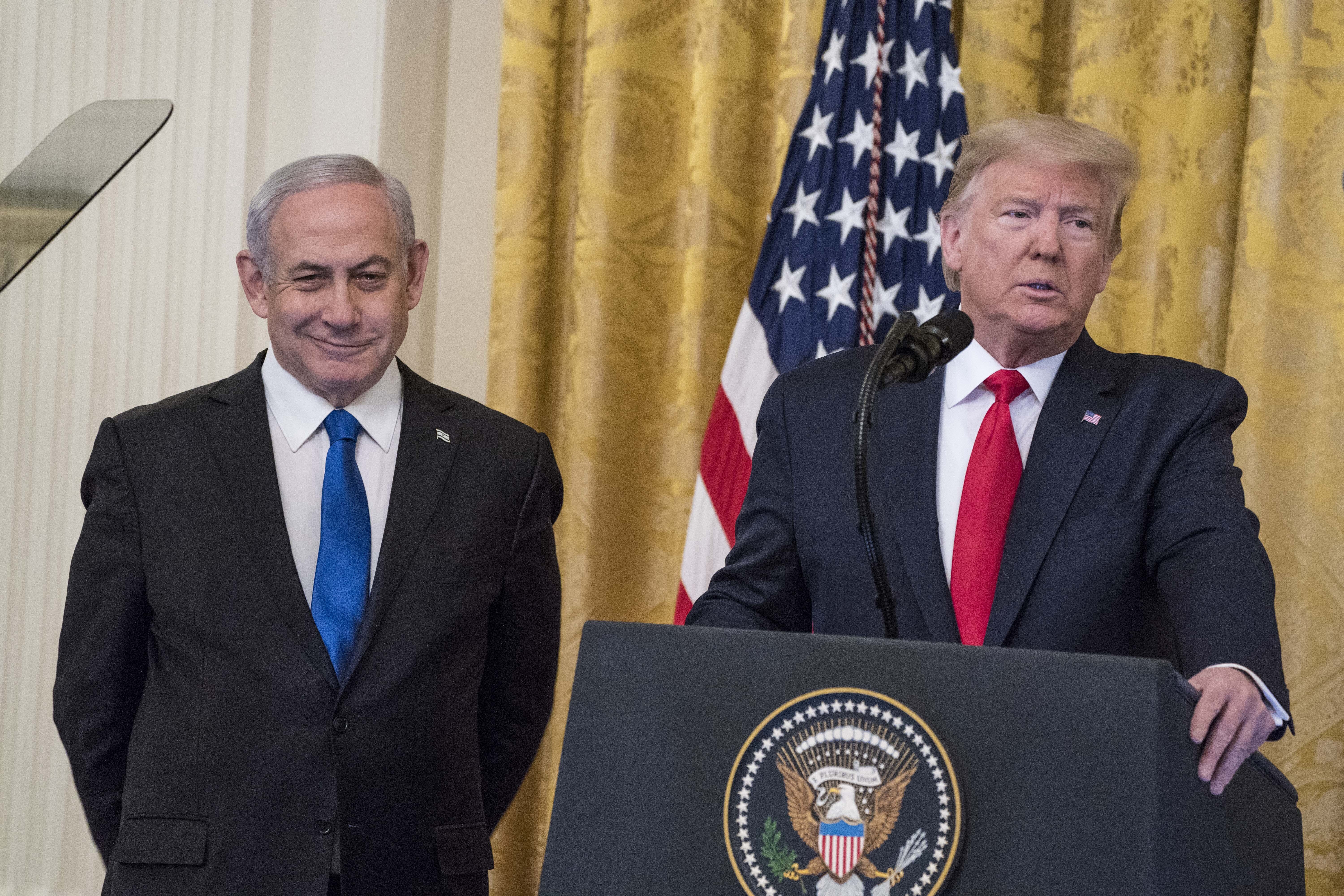 Trump And Netanyahu Unveil Long-Awaited Middle East Peace Plan ...