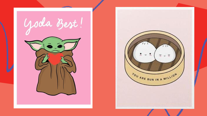 Remind your S.O. why they have such strong felines for you with these punny Valentine's Day cards from Etsy.