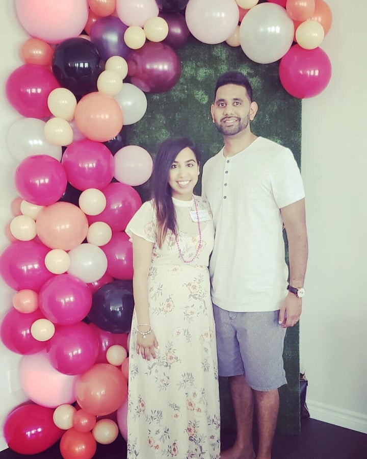 Poonam Patel, 33, and her husband Ankoor. They live in a multi-generational home, with Ankoor's parents, his grandmother, and their fifteen-month-old daughter in Ottawa.