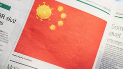 新型コロナウイルスが中国国旗になったイラストをデンマーク紙が掲載 ⇒