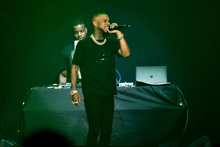 Tory Lanez performs onstage at the Honda Center on Oct. 19, 2019 in Anaheim, California. 