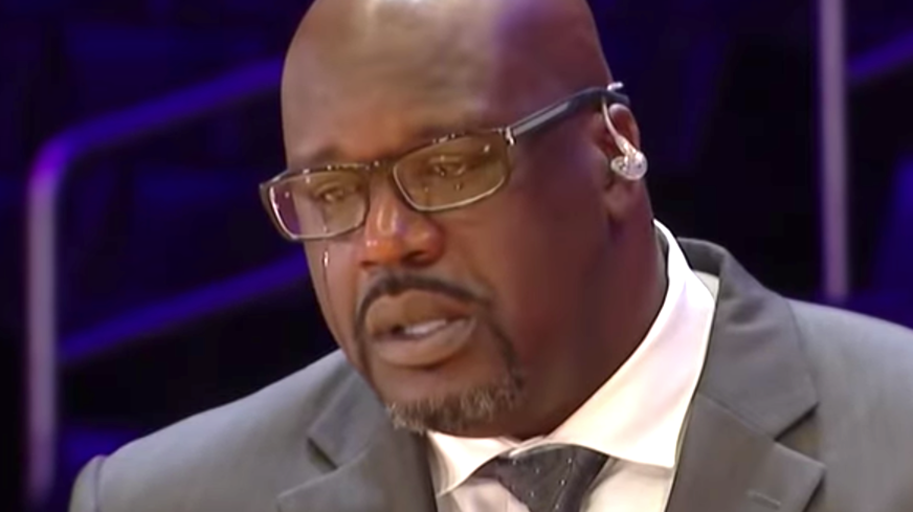 Shaquille O'Neal Chokes Back Tears During Poignant Tribute To 'Little ...