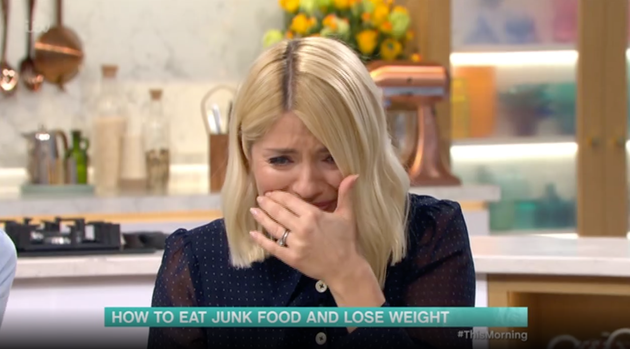 Holly Willoughby Struggles Through This Morning Healthy Eating Segment With Post-NTAs Hangover