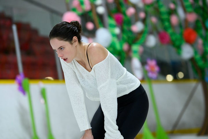 Kaya Scodelario in "Spinning Out."